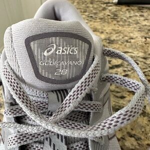 ASICS Gray Gel Kayano 28 Athletic Shoes